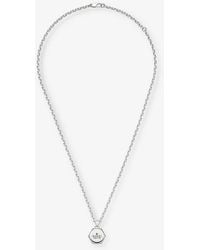 Gucci - Trademark Sterling Pendant Necklace - Lyst