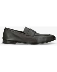 ZEGNA - L'asola Almond-toe Leather Penny Loafers - Lyst