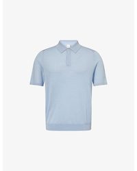 Paul Smith - Short-Sleeve Merino-Wool Polo Shirt - Lyst