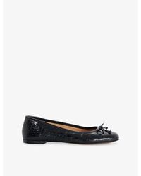 Dune - Helenne Leather Ballet Flats - Lyst