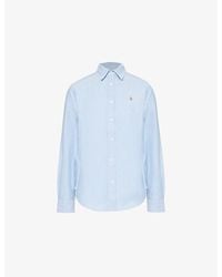Polo Ralph Lauren - Oxford Slim-Fit Basket-Weave Cotton Shirt - Lyst