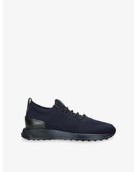 Tod's - Run 63K Calzino Knitted And Leather Trainers - Lyst