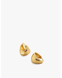 Monica Vinader - Tapered 18Ct-Plated Vermeil Sterling Huggie Earrings - Lyst