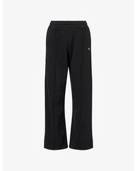 4th & Reckless - Fergie Wide-Leg Cotton-Jersey Jogging Bottoms - Lyst