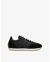 TOTEME - Sport Nylon And Suede Trainers - Lyst