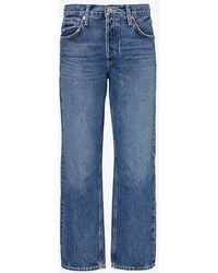 Citizens of Humanity - Neve Straight-leg Low-rise Regenerative-cotton Denim Jeans - Lyst
