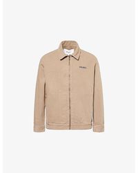 Palmes - Forever Embroidered-Logo Denim Jacket - Lyst