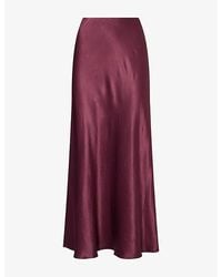 Rails - Romina Satin Maxi Skirt - Lyst