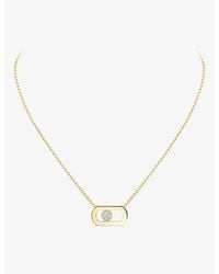 Messika - So Move 18Ct And 0.65Ct Diamond Pendant Necklace - Lyst