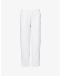 Ru & Rocka - Baseball Logo-Print Cotton-Blend Jogging-Bottoms - Lyst