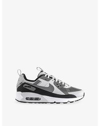 Nike - Air Max 90 Drift Leather And Mesh Trainers - Lyst