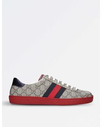 gucci trainers with tiger