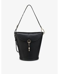 Christian Louboutin - Flo Large Leather Bucket Bag - Lyst