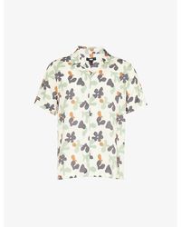 PAIGE - Landon Graphic-pattern Woven Shirt Xx - Lyst