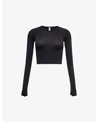 lululemon - Swiftly Tech 2.0 Cropped Recycled-polyester Top - Lyst