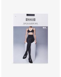 Wolford - Velvet 66 Leg Support Stretch-Woven Tights - Lyst
