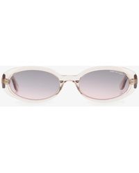 DMY BY DMY Valentina Oval-frame Acetate Sunglasses - Multicolour