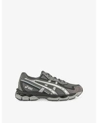 Asics - Gel-Nyc 2055 Mesh And Faux-Leather Low-Top Trainers - Lyst