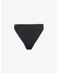 AEXAE - High-rise Stretch-recycled Polyester Bikini Bottom - Lyst