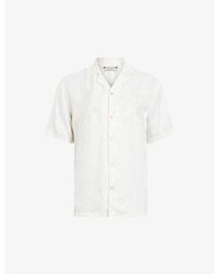 AllSaints - Avalon Relaxed-fit Short-sleeve Woven Shirt X - Lyst