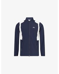 J.Lindeberg - Jacs Zipped Packable Woven Jacket - Lyst