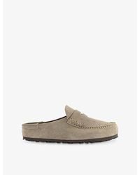 Birkenstock - Naples Wrapped Suede Clogs - Lyst