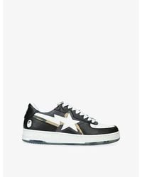 A Bathing Ape - Bape Sta Icon #2 M2 Leather Trainers - Lyst