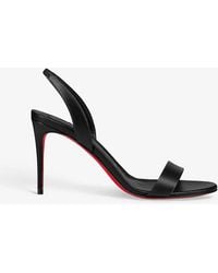 Christian Louboutin - O Marilyn 85 Leather Heeled Sandals - Lyst