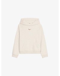 Zadig & Voltaire - Georgy Brand-Embellished Cotton-Blend Hoodie - Lyst