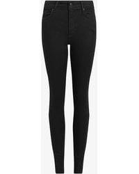 AllSaints - Miller High-rise Skinny-fit Stretch-denim Jeans - Lyst