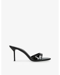 Paris Texas - Lidia 70 Leather Heeled Mules - Lyst