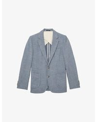 Reiss - Manci Single-Breasted Woven Blazer - Lyst