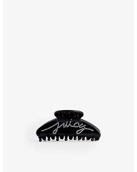 Juicy Couture - Brand-print Acetate Hair Clip - Lyst