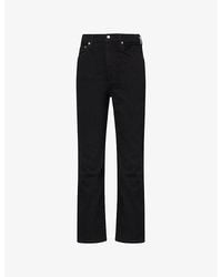 Agolde - 90's Pinch Waist Straight-Leg Stretch-Denim Blend Jeans - Lyst