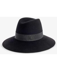 Maison Michel - Kate Ribbon-embellished Wool Hat - Lyst