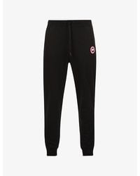 Canada Goose - Huron Relaxed-Fit Cotton-Jersey Jogging Bottoms - Lyst