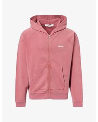 Palmes - Brand-Print Cotton Hoody - Lyst