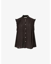 Skall Studio - Juliane Ruffled Cotton Top - Lyst