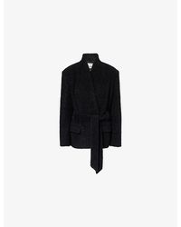 Isabel Marant - Syndra Shawl-Lapel Wool-Blend Jacket - Lyst