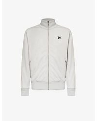 Palm Angels - Monogram Brand-embroidered Jersey Jacket - Lyst