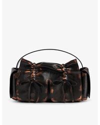 Acne Studios - Pocket Leather Shoulder Bag - Lyst