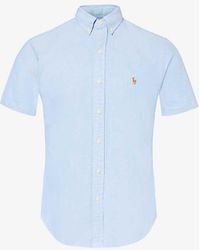 Polo Ralph Lauren - Slim-fit Short-sleeve Oxford-cotton Shirt X - Lyst