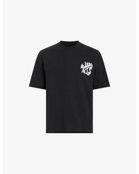 AllSaints - Orlando Crewneck Cotton T-Shirt - Lyst