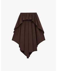 Loewe - X Paula's Ibiza Cotton-Poplin Midi Skirt - Lyst