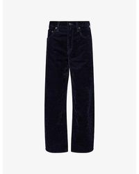 Agolde - Low Curve Wide-Leg Cotton-Blend Jeans - Lyst