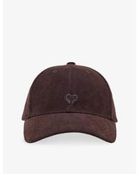 Maje - Logo-Embroidered Cotton-Corduroy Baseball Cap - Lyst