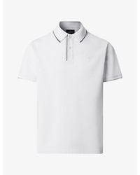 Hackett - Logo-Embroidered Short-Sleeve Cotton Polo - Lyst