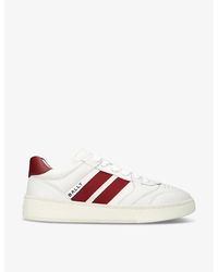 Bally - Moony Striped-side Leather Low-top Trainers - Lyst