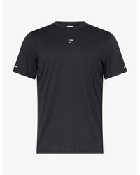 GYMSHARK - Running Slim-Fit Stretch-Woven T-Shirt - Lyst
