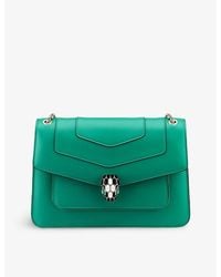 BVLGARI - Forever Snake-Clasp Leather Cross-Body Bag - Lyst
